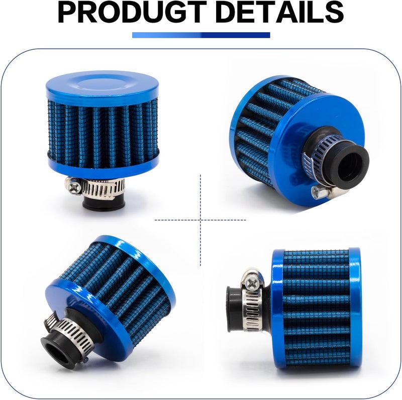 KTUMININV 212cc Air Filter Valve Cover Cold Intake Breather Filter for Predator 196cc 6.5hp Coleman CT200U BT200X CT200U-EX Baja Warrior MB200 GX160 GX200 Mini Bike Go kart Performance Parts - Image 5